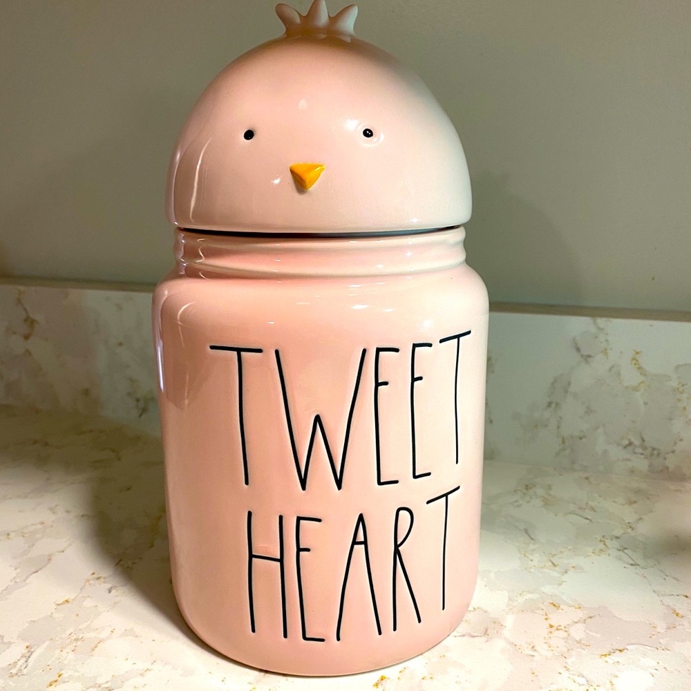 Rae Dunn Easter “Tweet Heart” Canister